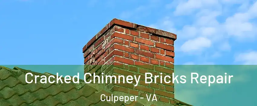  Cracked Chimney Bricks Repair Culpeper - VA