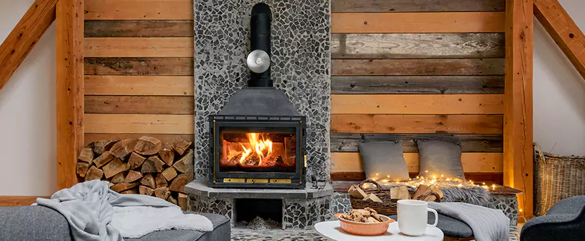 Thelin Hearth Products Direct Vent Gas Stove Fireplace Inspection in Culpeper, Virginia